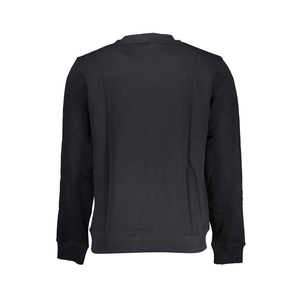 Sudadera elegante de cuello redondo y manga larga en color negro de Napapijri