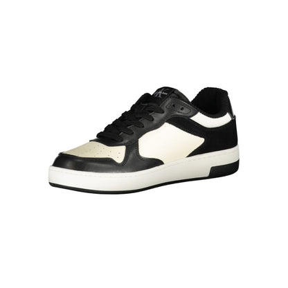 Zapatillas Calvin Klein Sleek negras con detalles en contraste