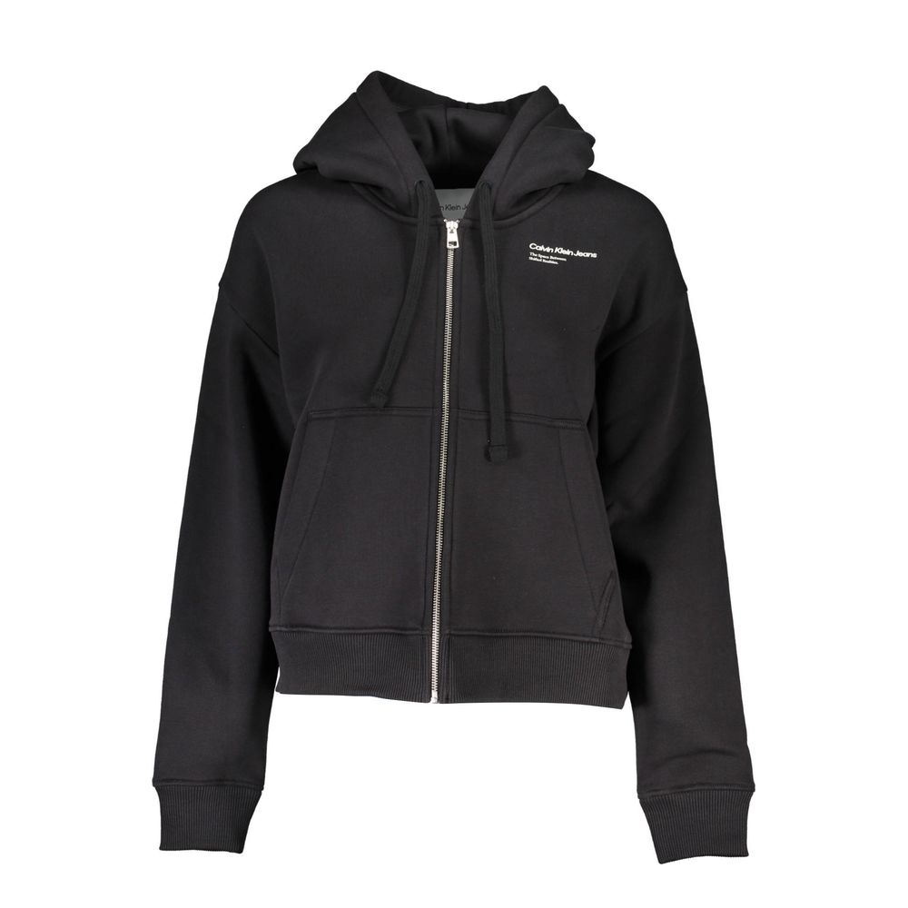 Sudadera con capucha y bordado de polar elegante de Calvin Klein