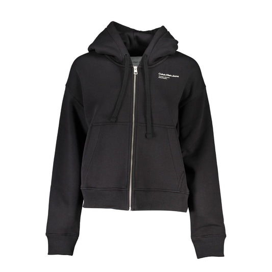 Sudadera con capucha y bordado de polar elegante de Calvin Klein