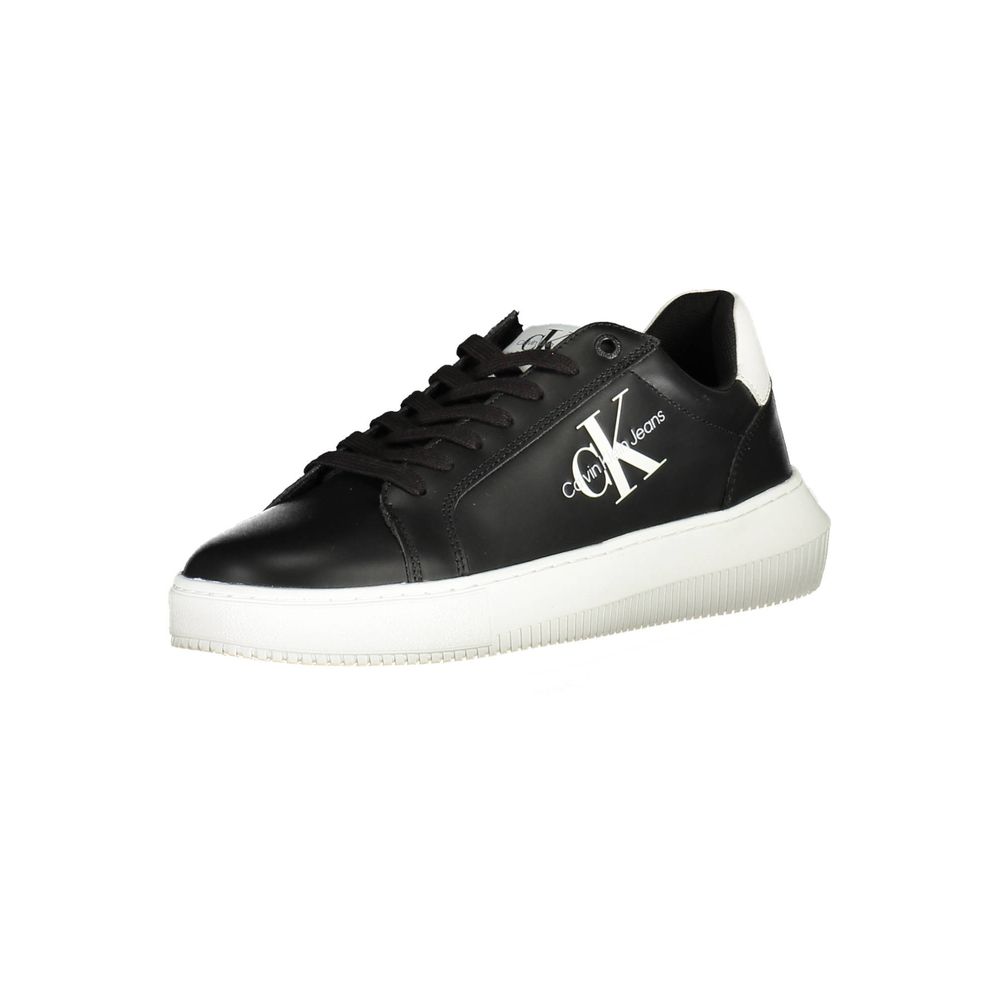 Zapatillas deportivas con cordones Calvin Klein Sleek negras