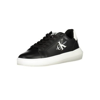 Zapatillas deportivas con cordones Calvin Klein Sleek negras