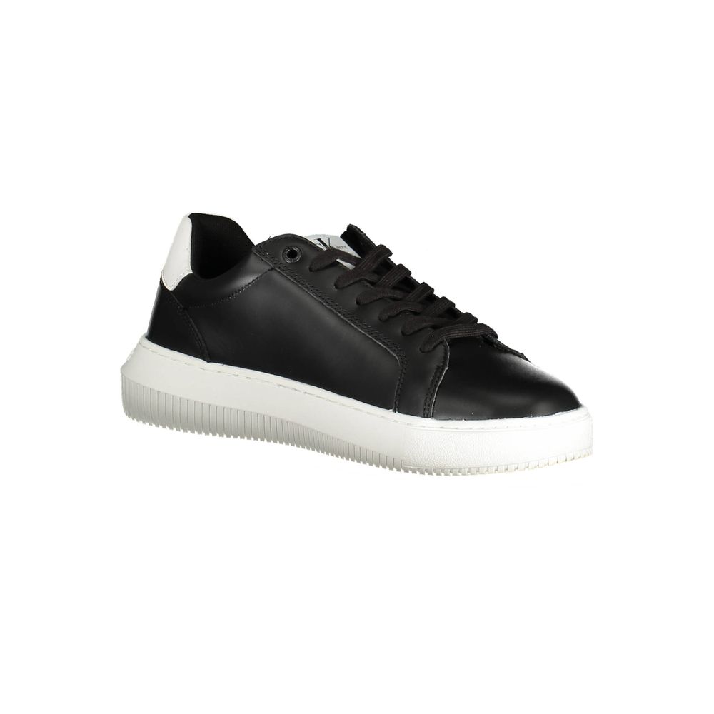 Zapatillas deportivas con cordones Calvin Klein Sleek negras