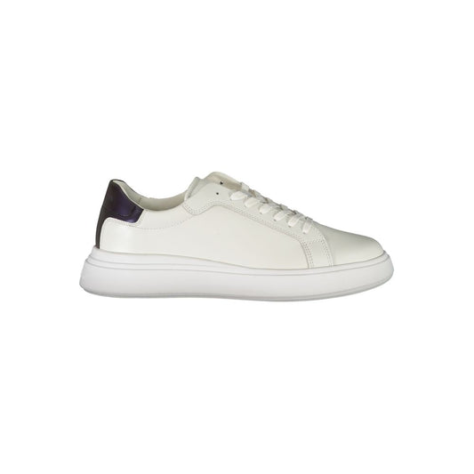 Zapatillas deportivas con cordones y contraste en blanco de Calvin Klein