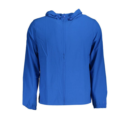 Chaqueta deportiva con capucha elegante de Calvin Klein en azul vibrante