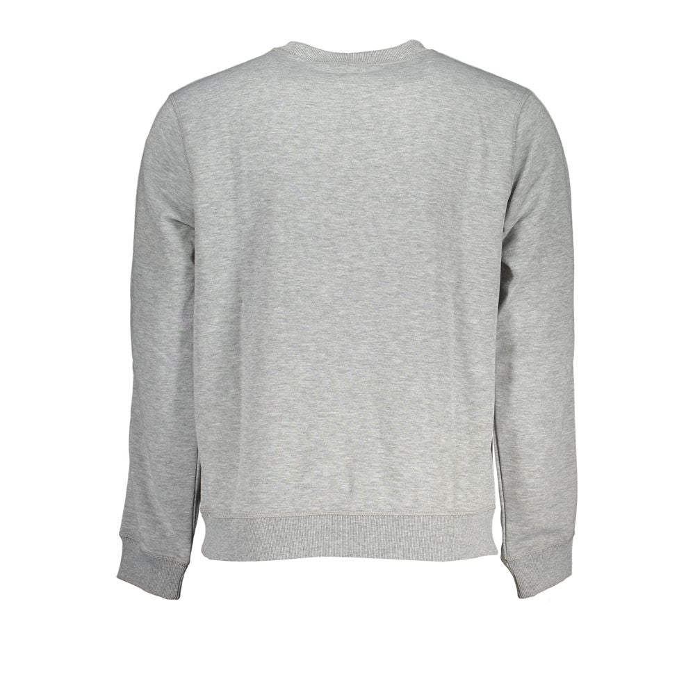Sudadera de manga larga gris elegante de Calvin Klein