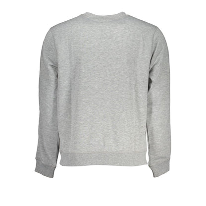Sudadera de manga larga gris elegante de Calvin Klein