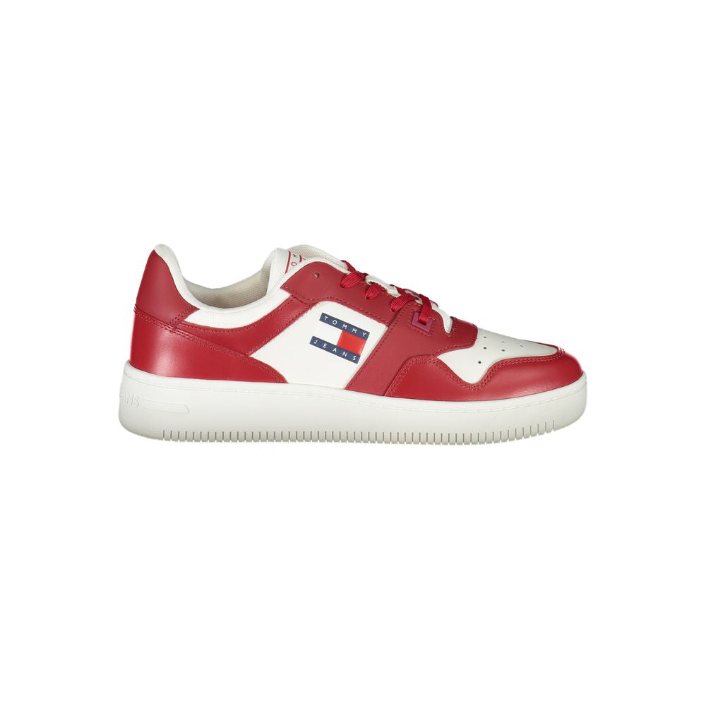 Zapatillas Tommy Hilfiger de piel rosa para hombre