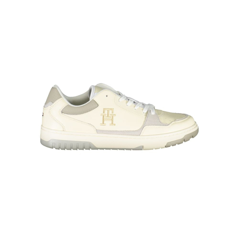 Zapatillas deportivas Tommy Hilfiger en color beige con bordados exclusivos
