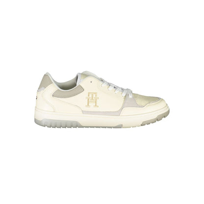 Zapatillas deportivas Tommy Hilfiger en color beige con bordados exclusivos