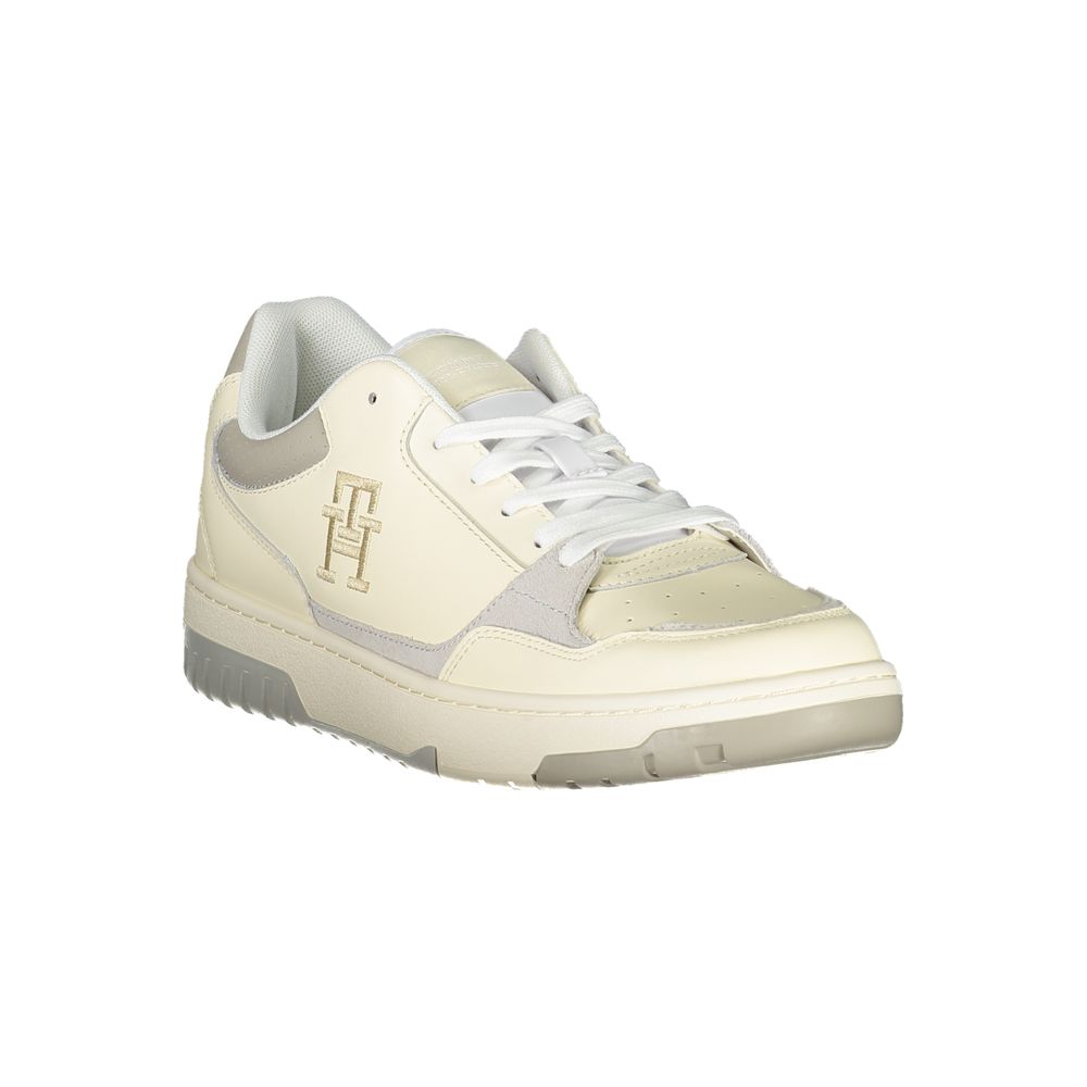 Zapatillas deportivas Tommy Hilfiger en color beige con bordados exclusivos