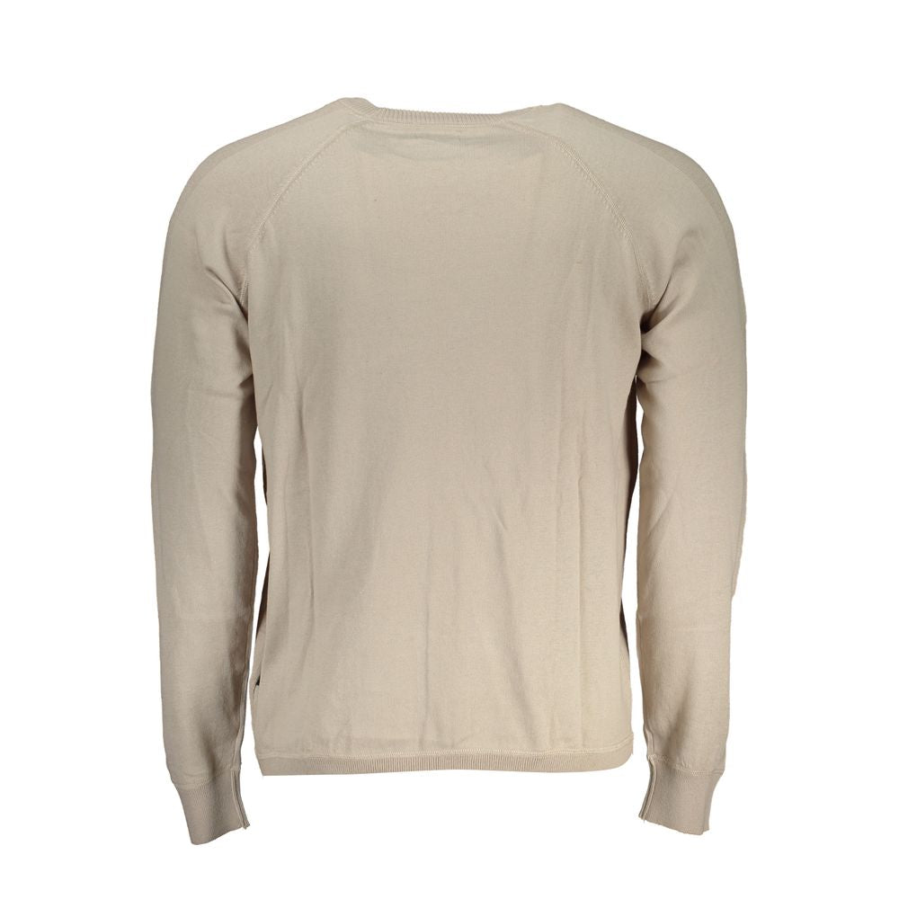 Suéter de cuello redondo y manga larga en beige chic de Napapijri