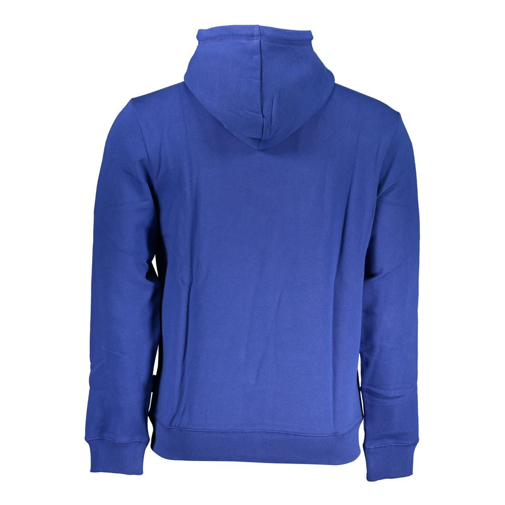 Sudadera con capucha y estampado de logotipo en azul chic de Napapijri