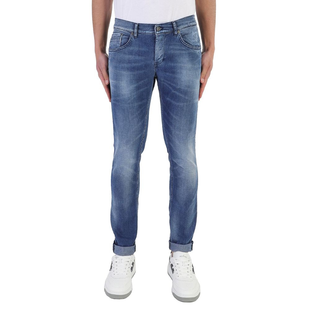 Dondup eleva tu estilo con jeans de lujo de corte ajustado