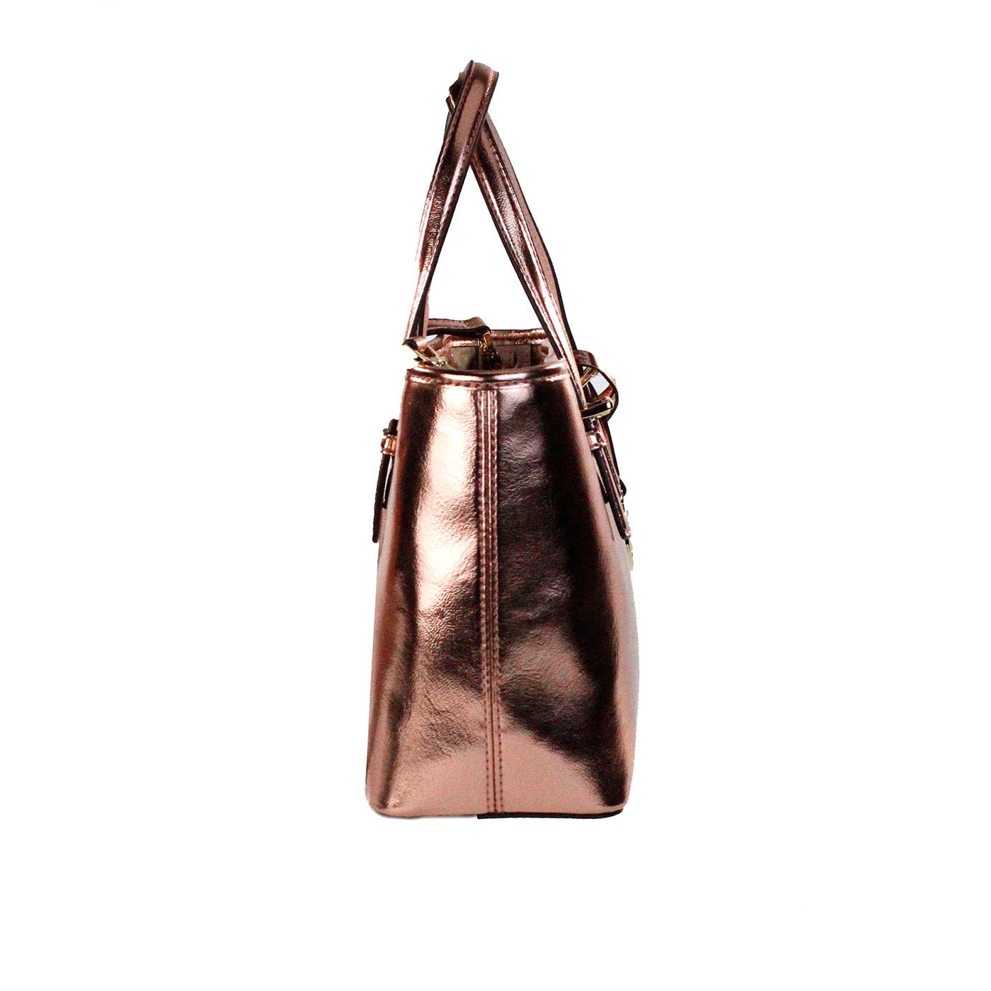 Bolso tote con cremallera superior Jet Set Primrose Metallic XS de Michael Kors