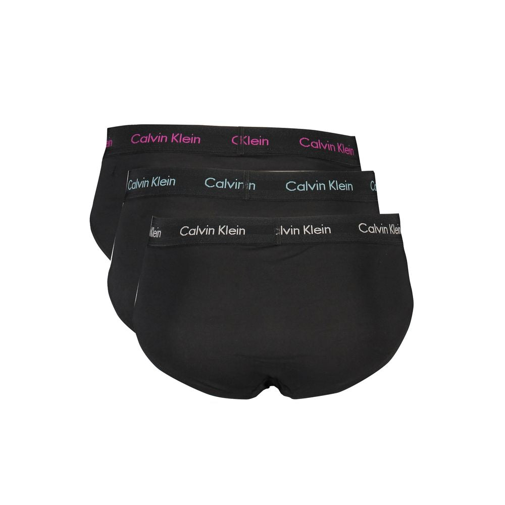 Pack de tres calzoncillos para hombre Calvin Klein Sleek con detalles en contraste