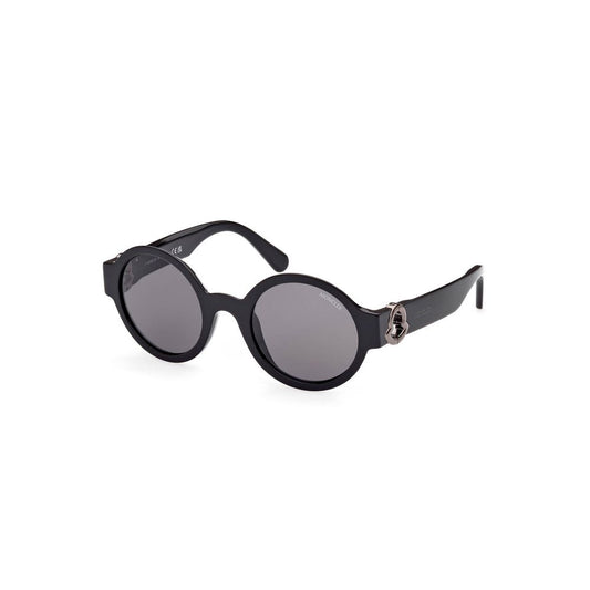 Moncler Chic - Gafas de sol con lentes redondas pantografiadas