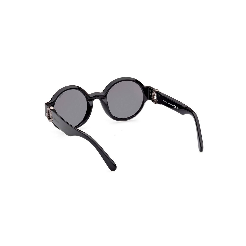 Moncler Chic - Gafas de sol con lentes redondas pantografiadas