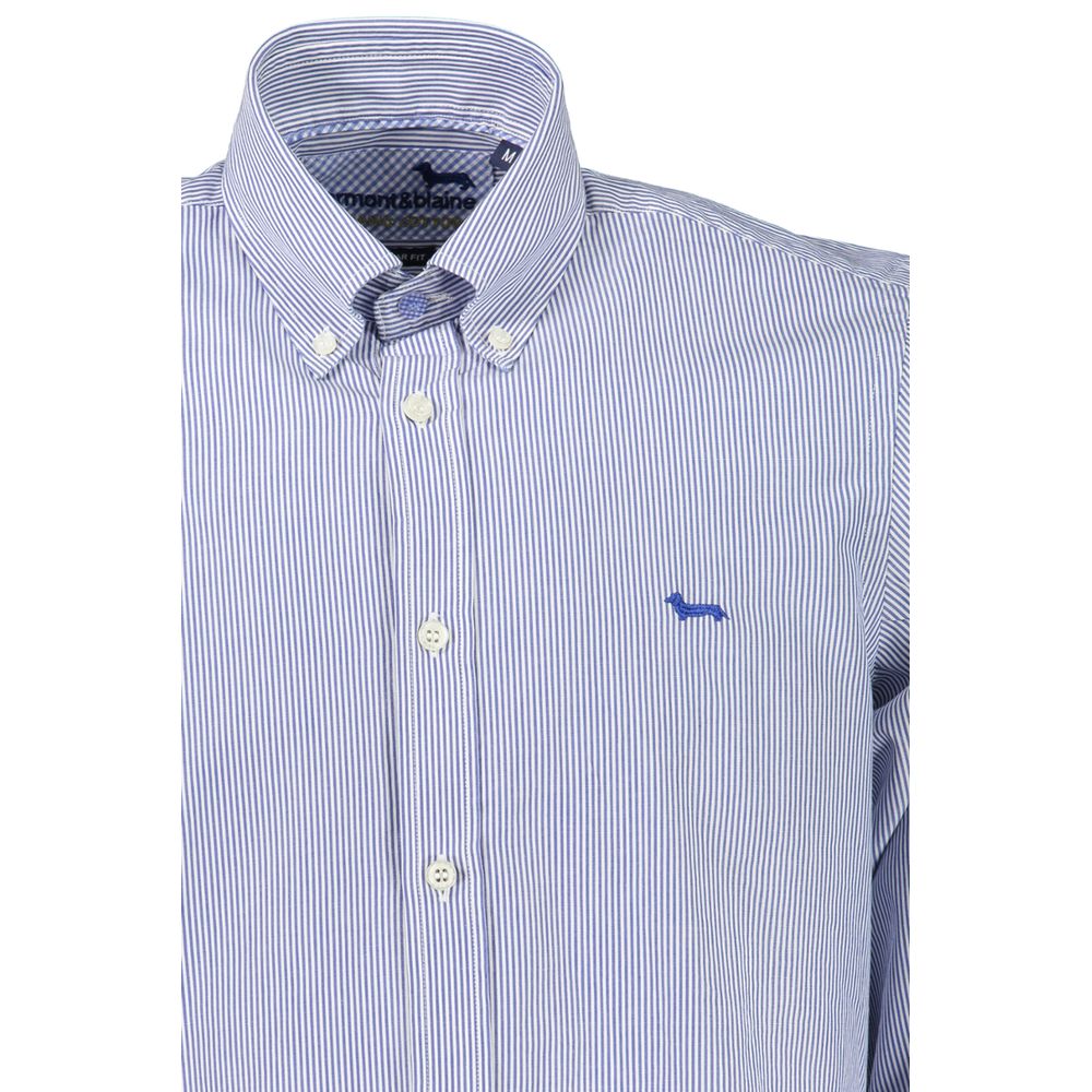 Camisa elegante de manga larga a rayas con botones y diseño de Harmont &amp; Blaine