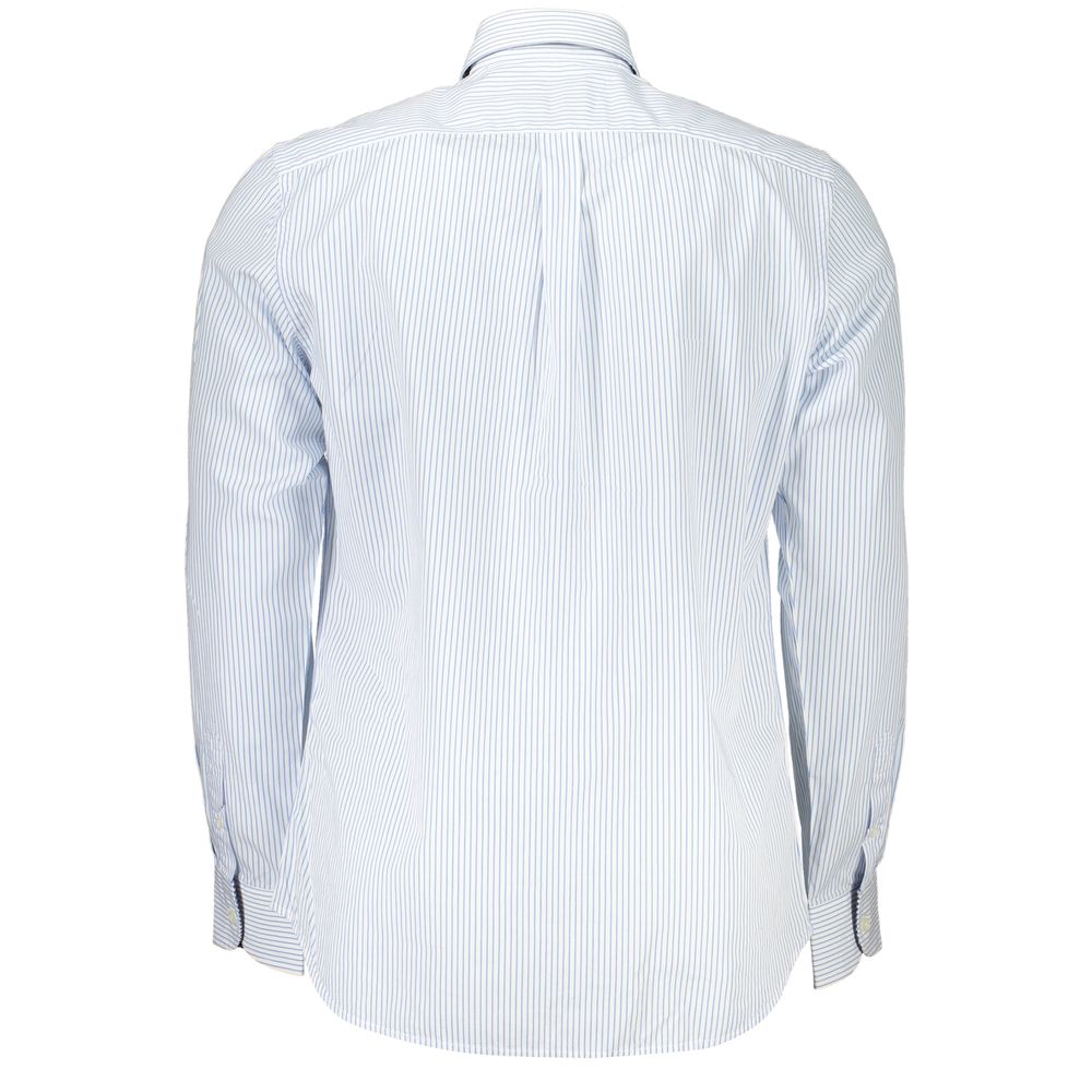 Camisa elegante de algodón a rayas con botones de Harmont &amp; Blaine
