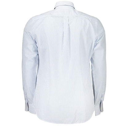 Camisa elegante de algodón a rayas con botones de Harmont &amp; Blaine