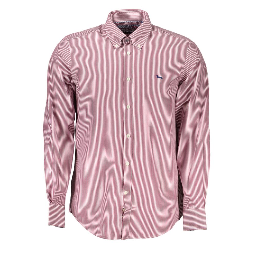 Camisa elegante de manga larga y corte estrecho en color rosa de Harmont &amp; Blaine