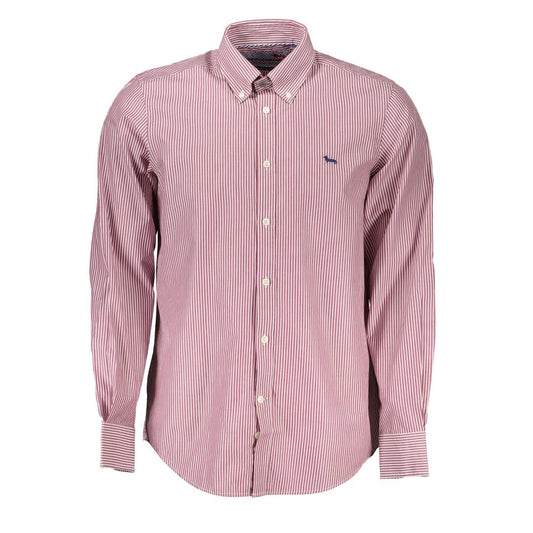 Camisa elegante de manga larga y corte estrecho en color rosa de Harmont &amp; Blaine