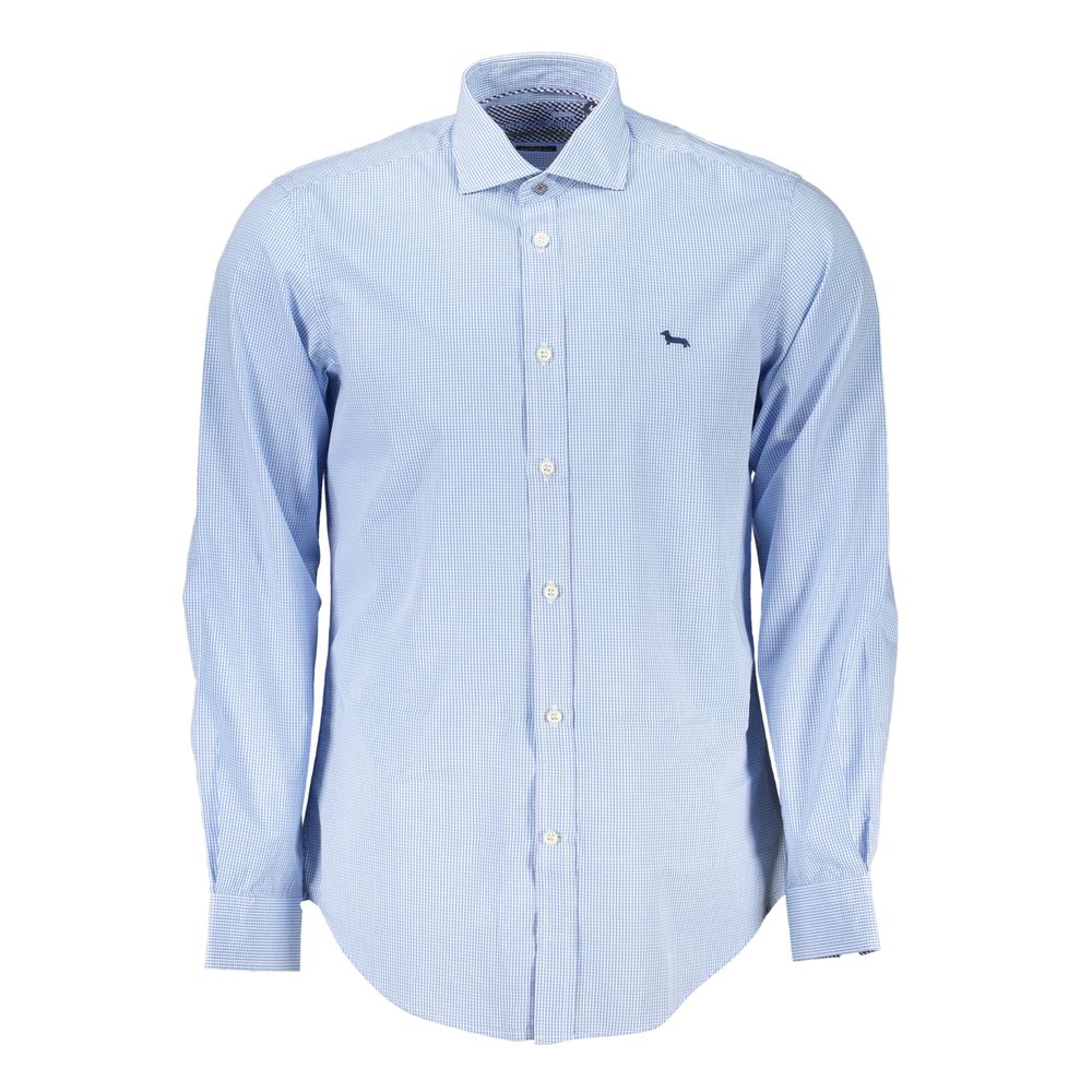 Camisa elegante de corte estrecho en azul claro de Harmont &amp; Blaine