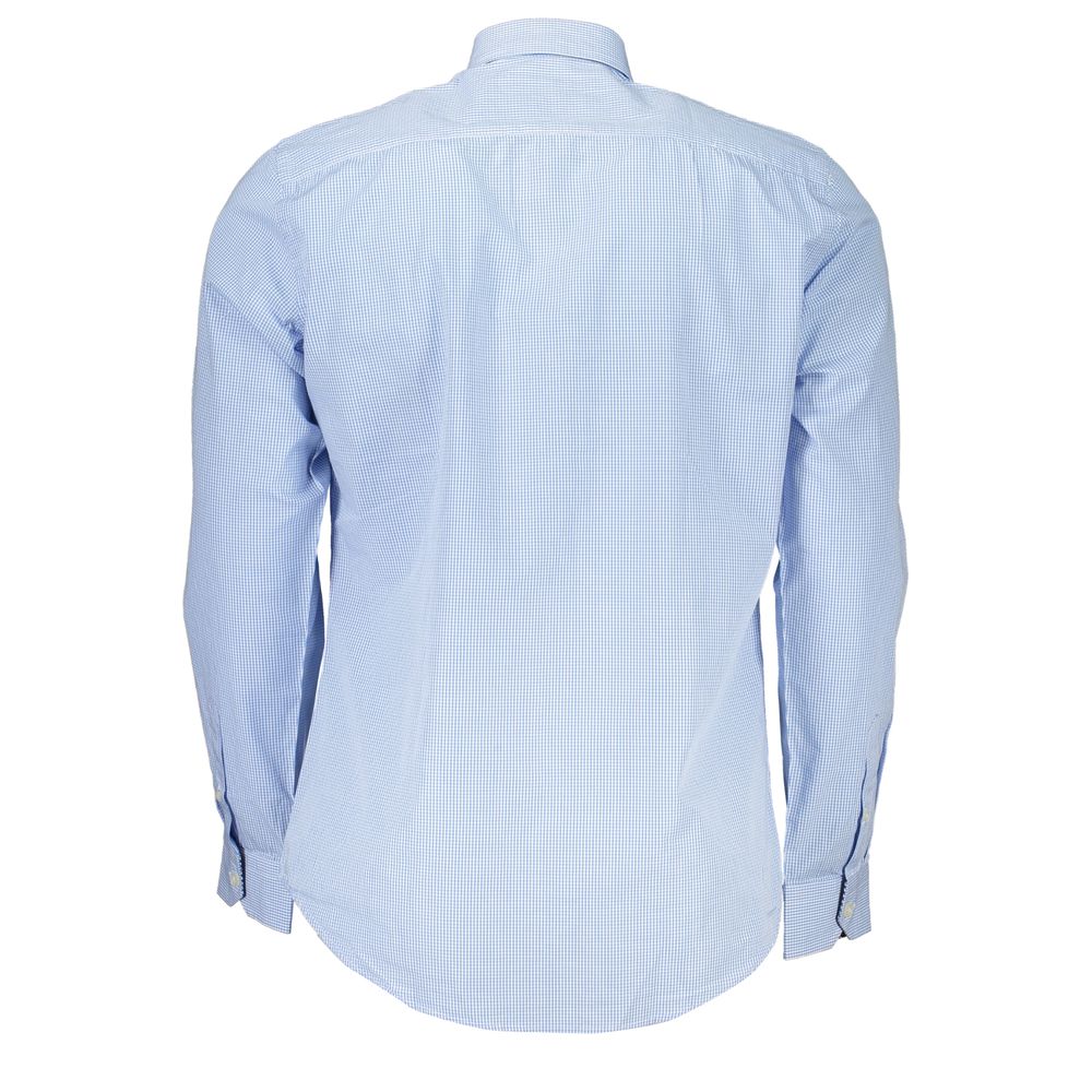 Camisa elegante de corte estrecho en azul claro de Harmont &amp; Blaine