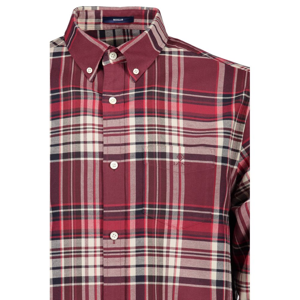 Camisa elegante de botones color rosa para hombre de Gant