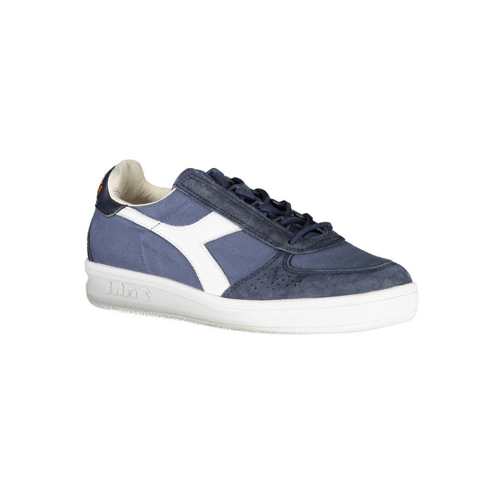 Zapatillas Diadora Chic con cordones en contraste en azul