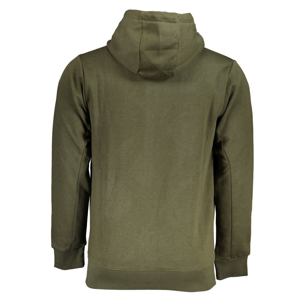 Sudadera con capucha de manga larga elegante de color verde US Grand Polo