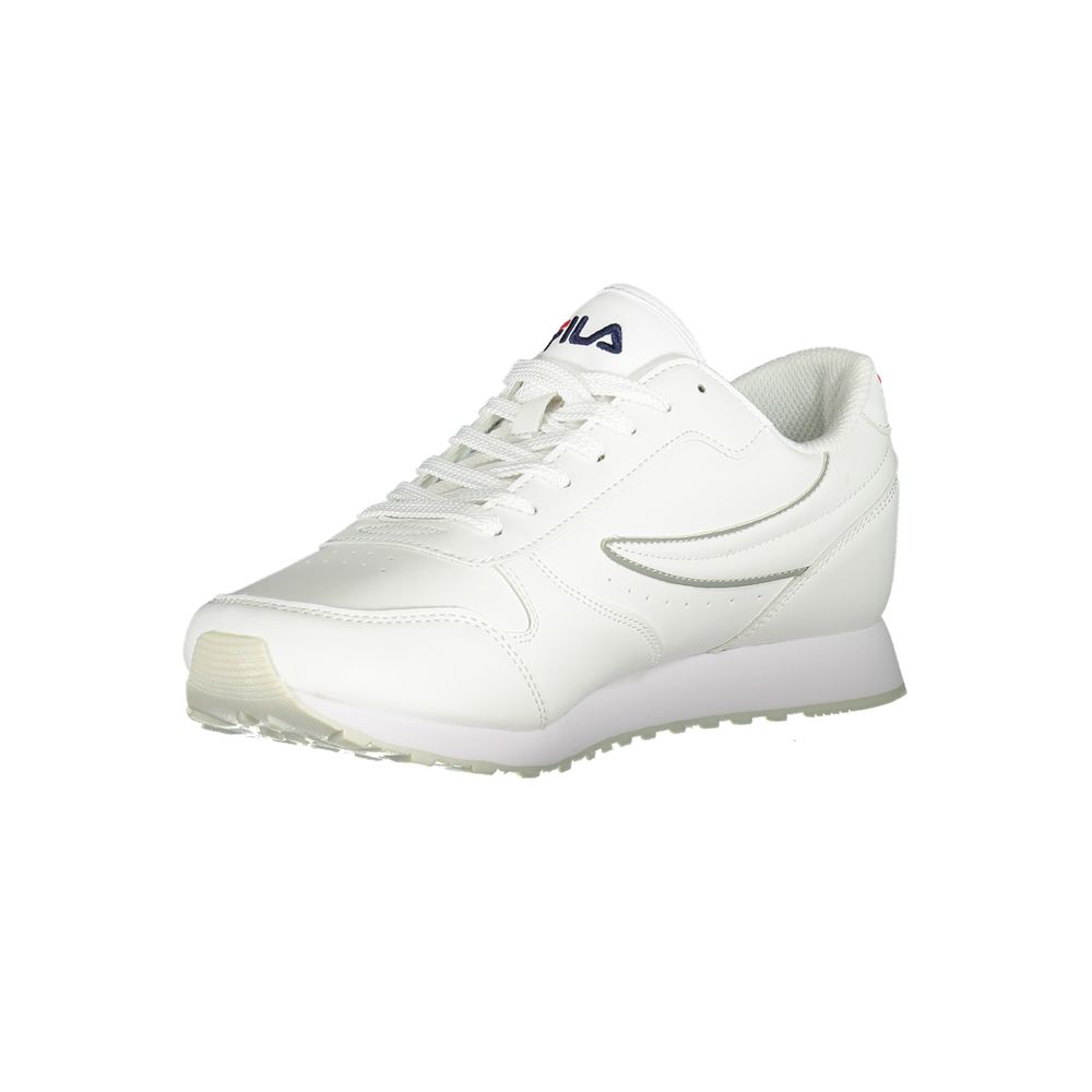 Zapatillas deportivas blancas Fila Pristine con detalles en contraste