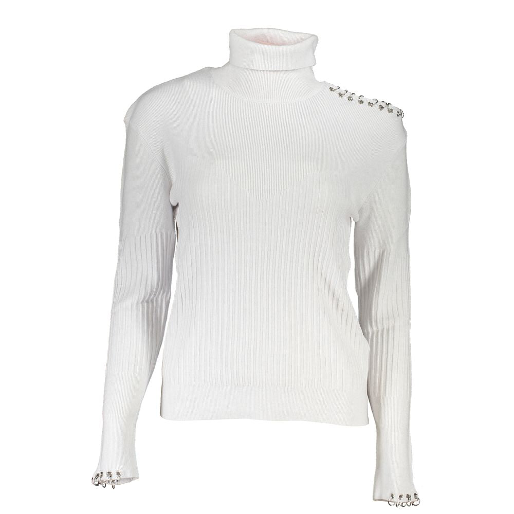 Jersey de cuello alto elegante con detalles en contraste de Patrizia Pepe