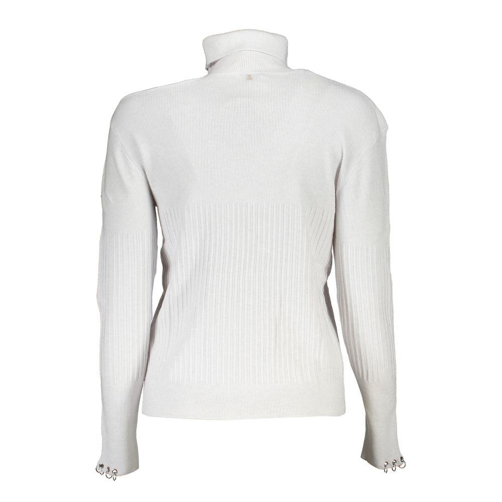Jersey de cuello alto elegante con detalles en contraste de Patrizia Pepe
