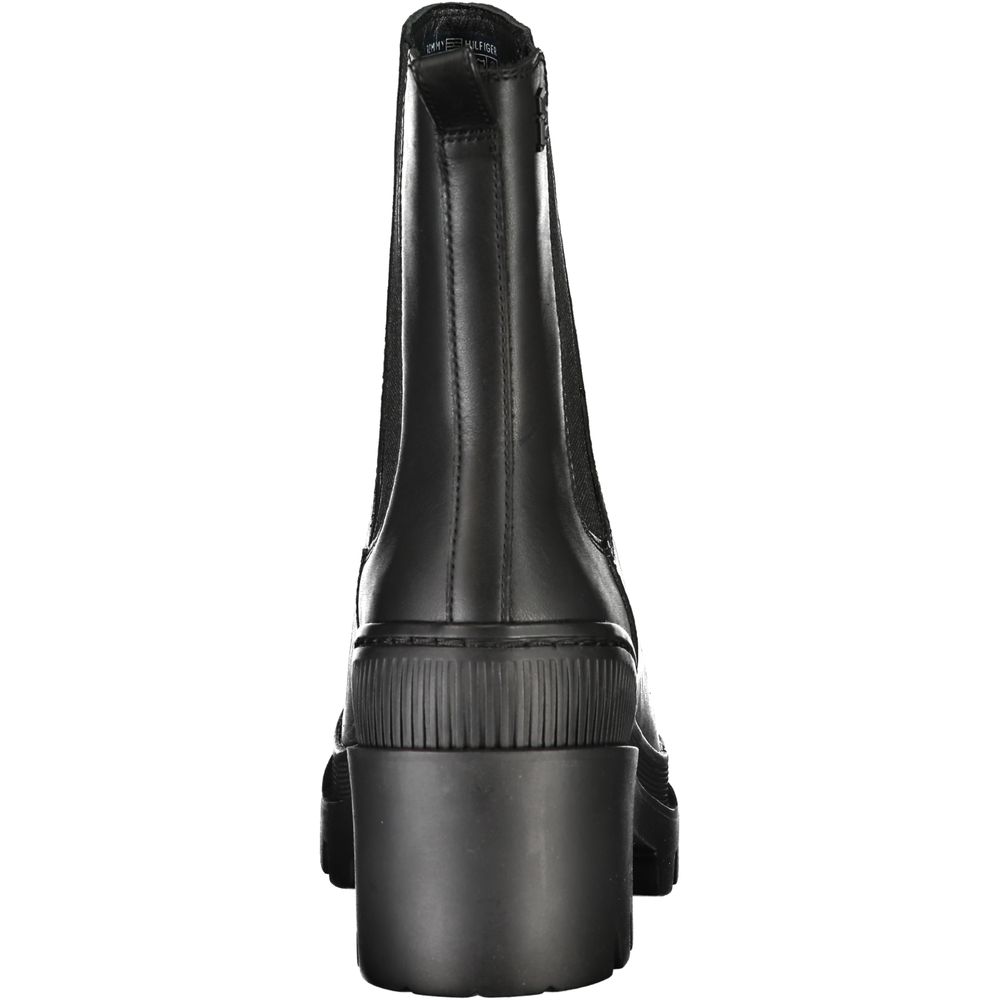 Botines con elástico lateral y detalle de logotipo de Tommy Hilfiger Chic