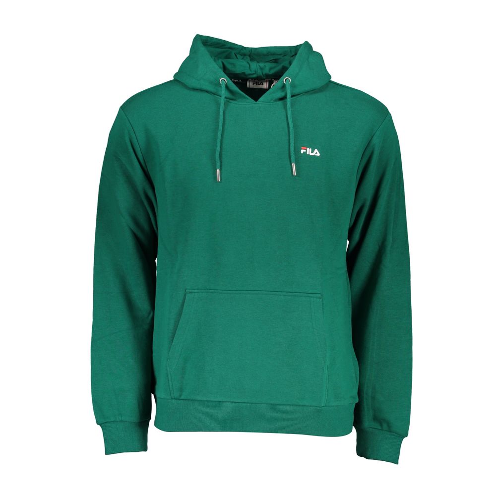 Sudadera con capucha Fila Chic de mezcla de algodón verde