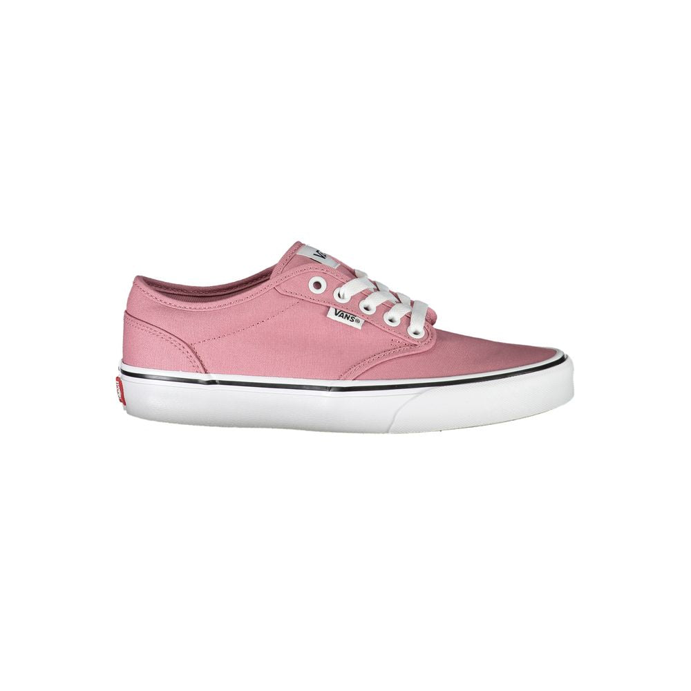 Zapatillas Vans Chic rosas con cordones en contraste