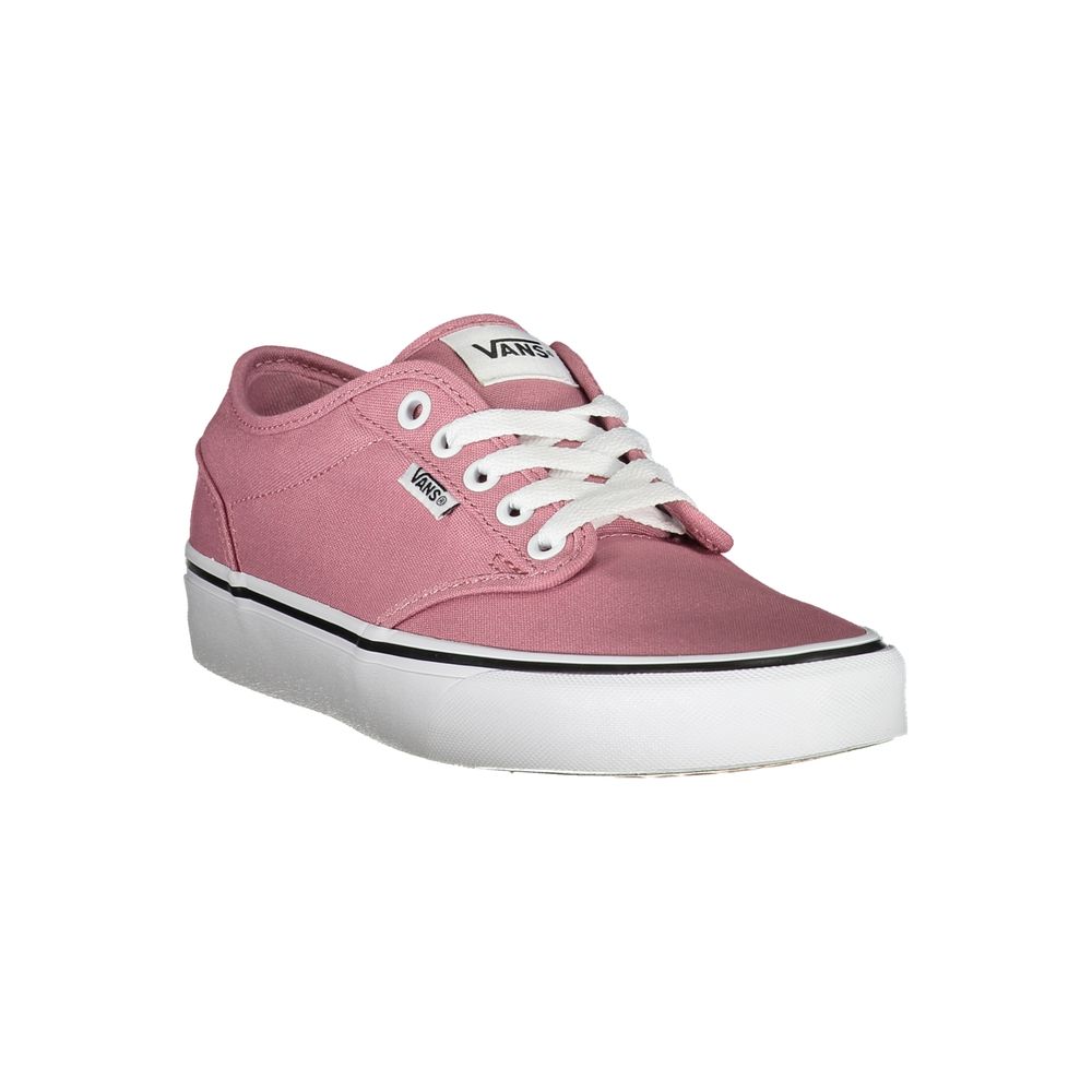 Zapatillas Vans Chic rosas con cordones en contraste