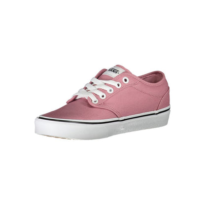 Zapatillas Vans Chic rosas con cordones en contraste