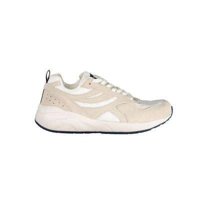 Zapatillas con cordones en beige y detalles en contraste K-WAY