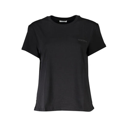 Camiseta de algodón orgánico con cuello redondo y elegante de Patrizia Pepe