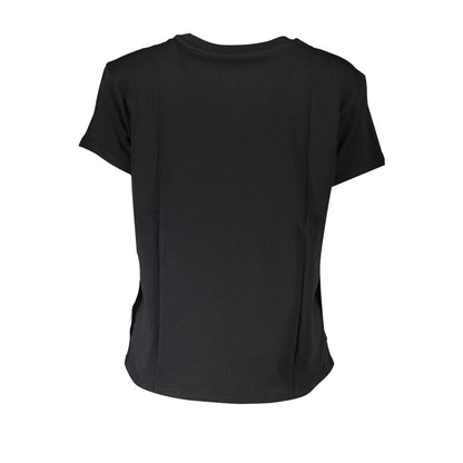 Camiseta de algodón orgánico con cuello redondo y elegante de Patrizia Pepe
