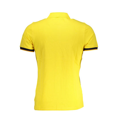 Polo de mezcla de algodón amarillo brillante K-WAY