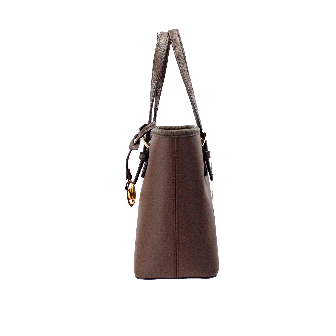 Bolso tote Jet Set Mocha Leather XS Carryall con cremallera superior