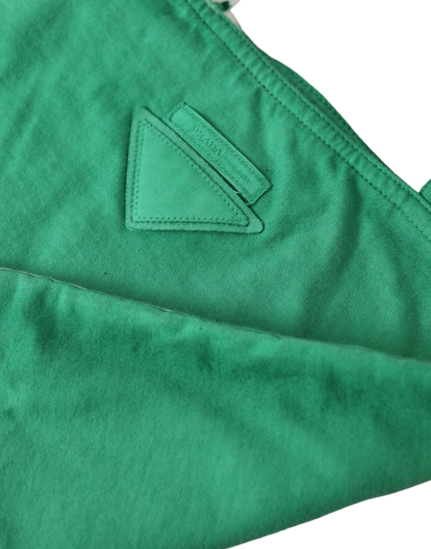 Bolso tote elegante de tela verde