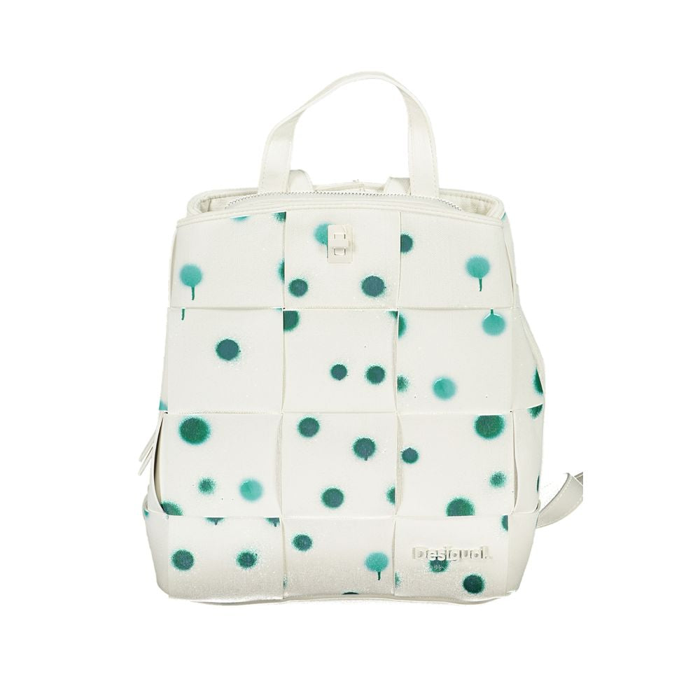 Mochila de polietileno blanca