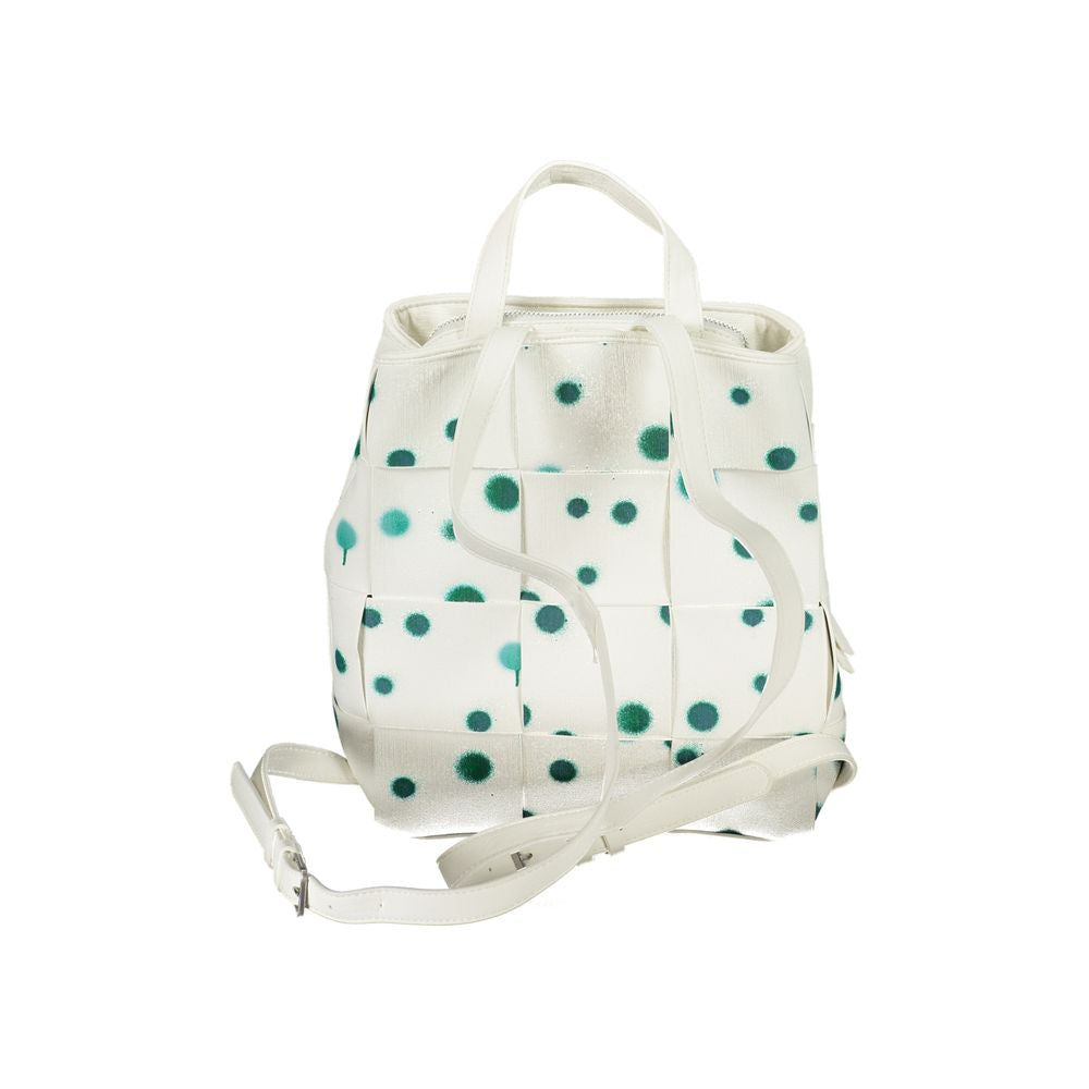 Mochila de polietileno blanca