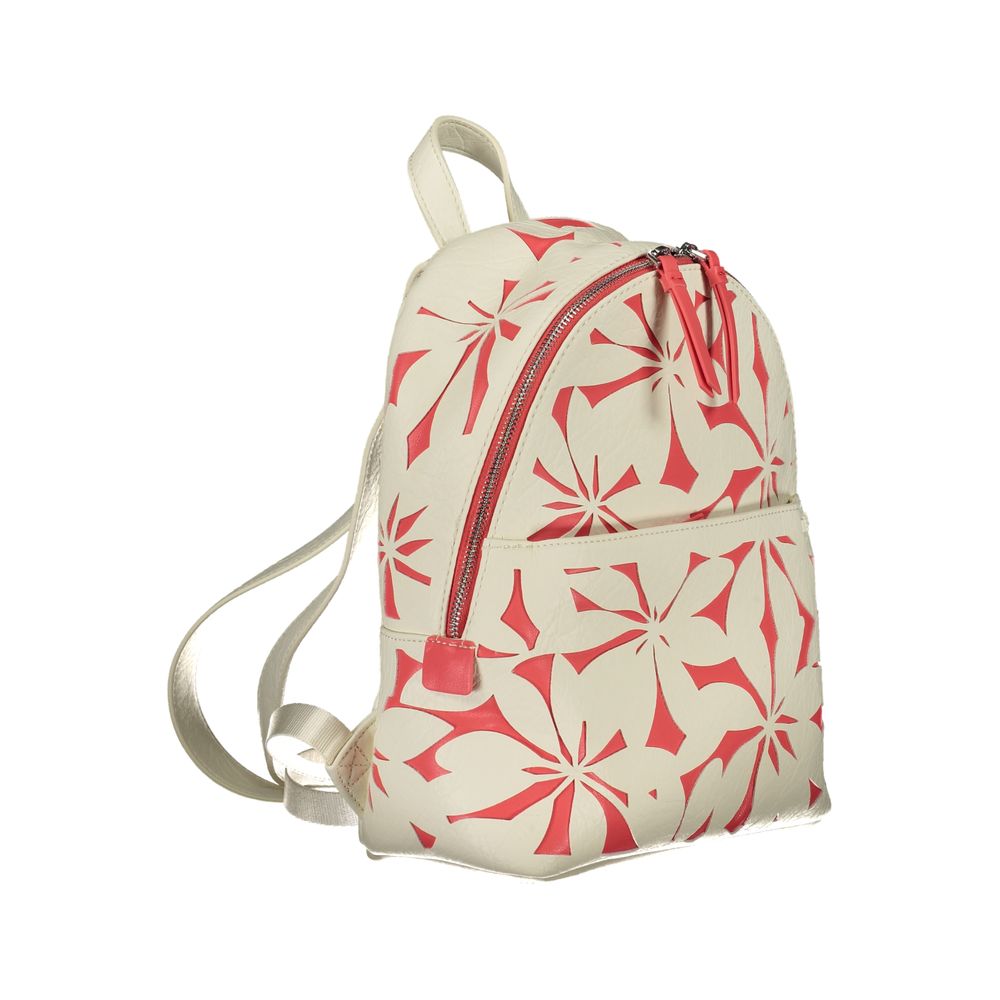 Desigual White Polyethylene Backpack