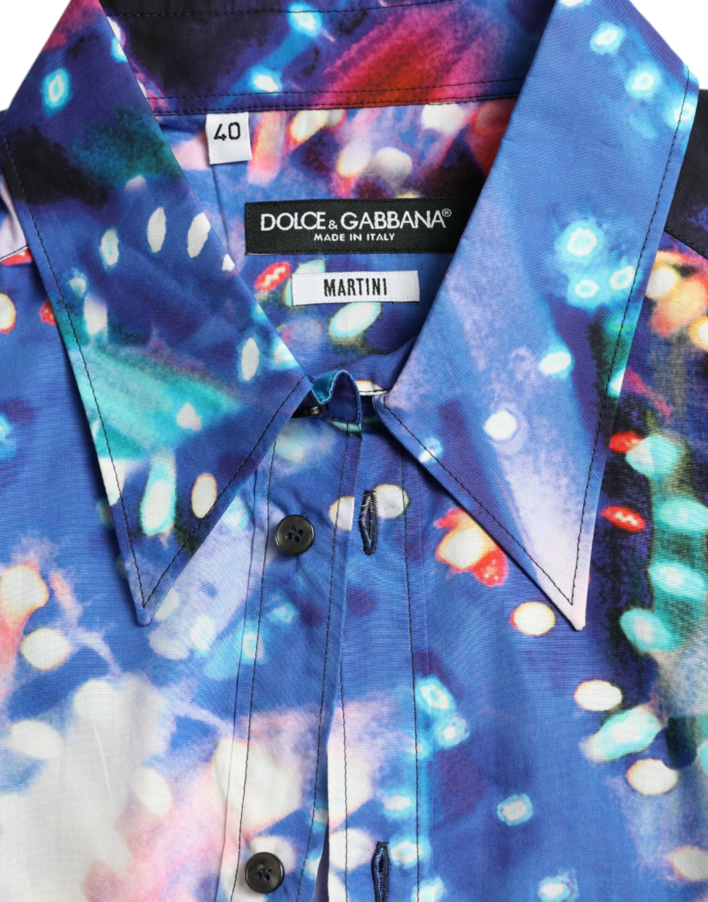 Dolce &amp; Gabbana Camisa MARTINI slim multicolor Luminarie